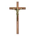 Cb Catholic Gold Plated Crucifix - 10 in., 3PK M401-G10